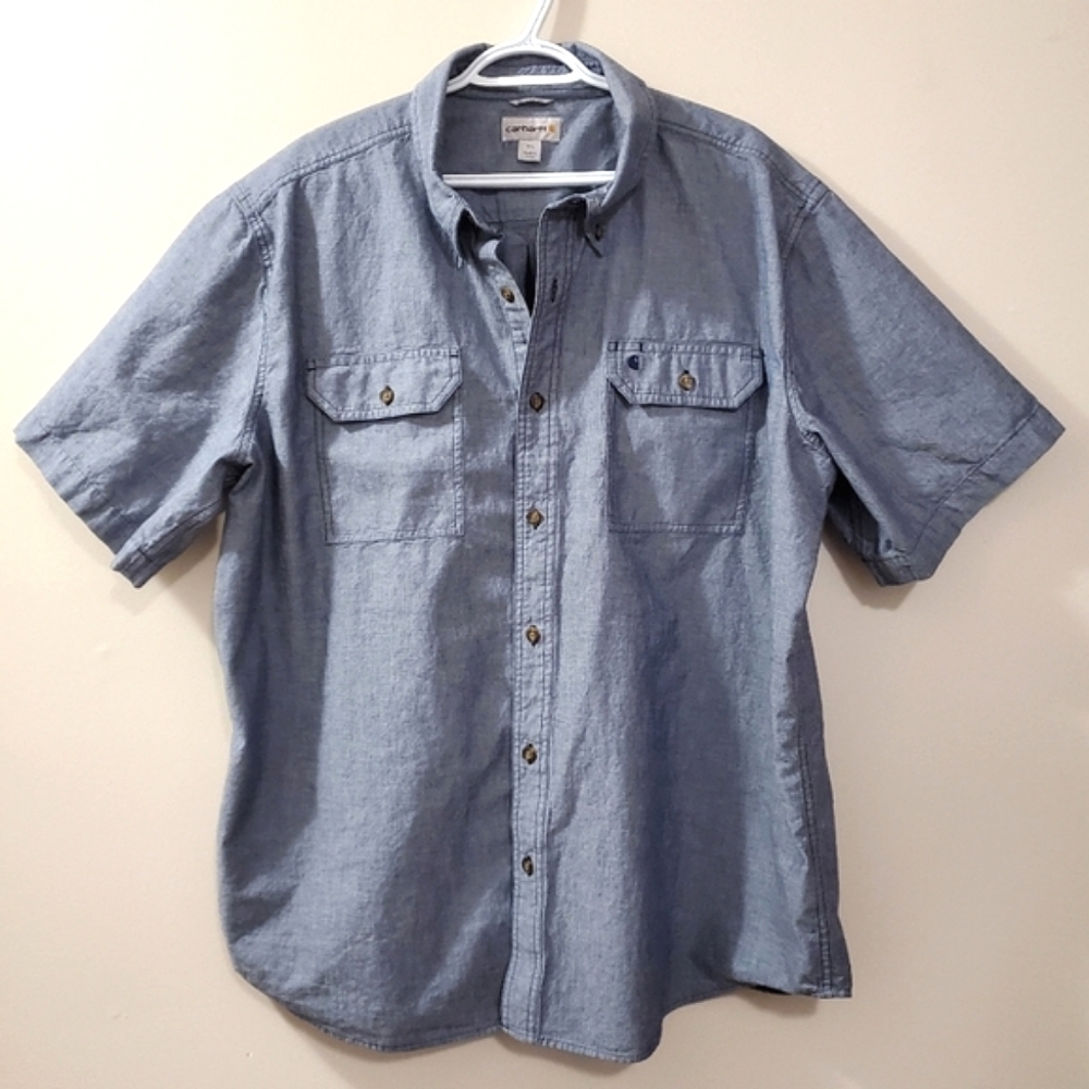 Carhartt - Men's Relaxed Fit Denim Shirt - Size 2XL